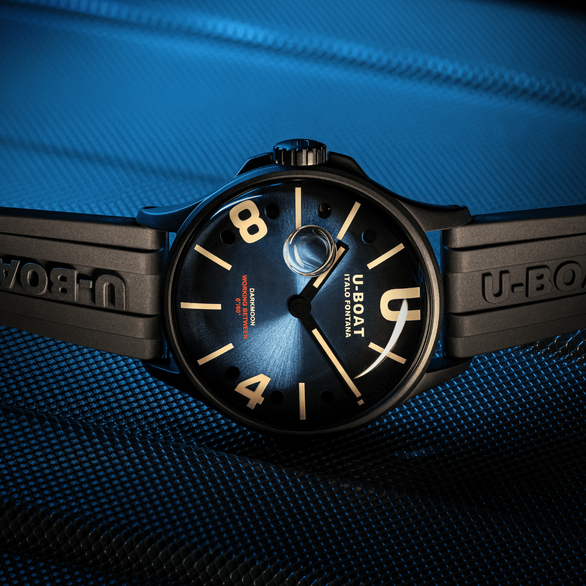 U-BOAT Darkmoon 40mm Blue ipb soleil 9020/B