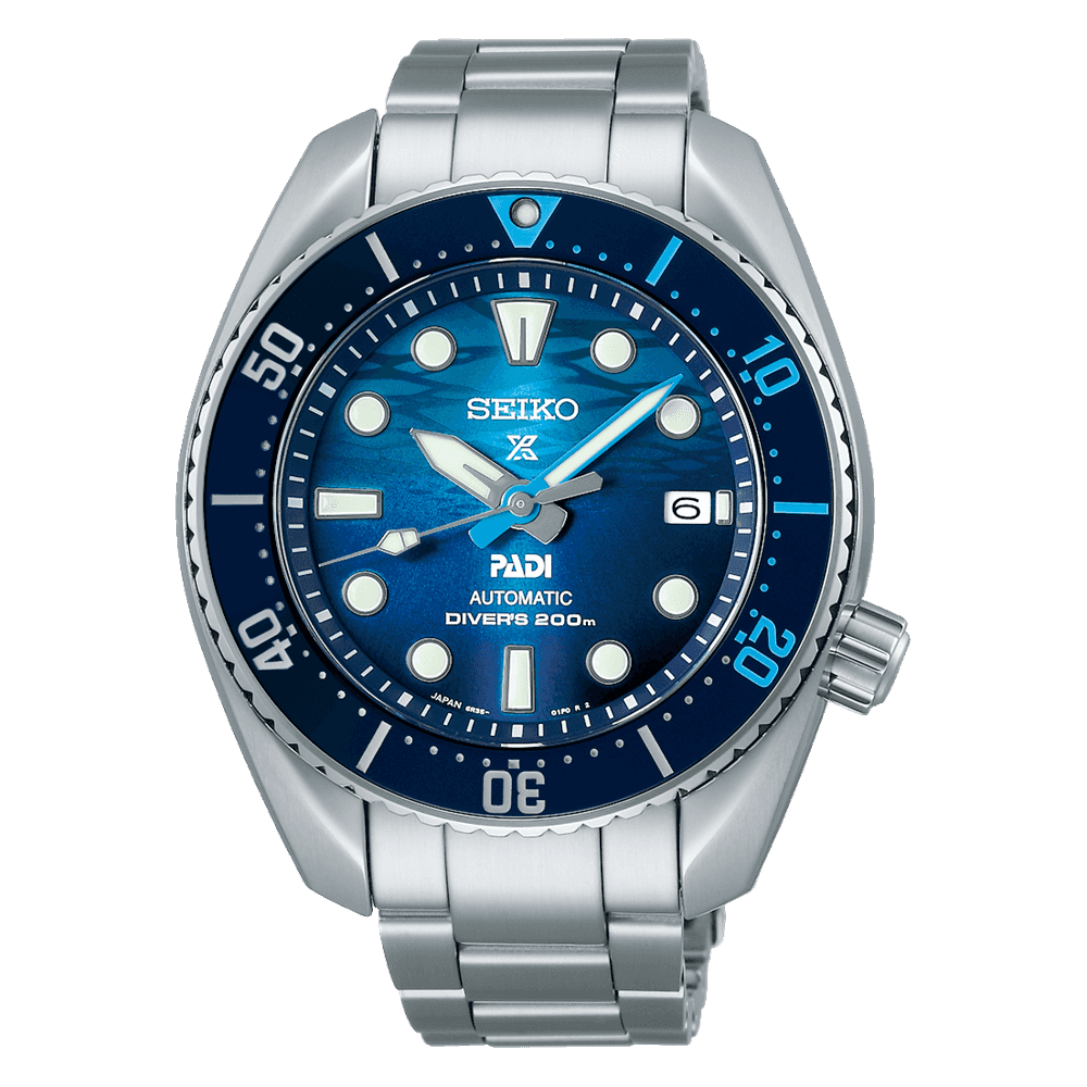 Seiko big best sale blue hole