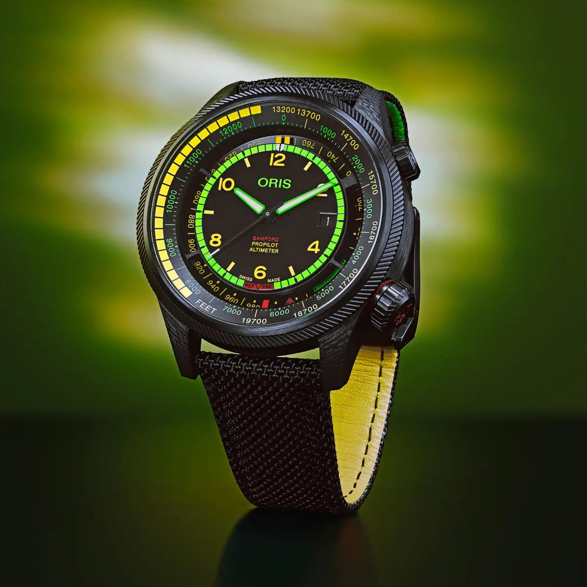 Oris x Bamford ProPilot Altimeter “Mission Control”