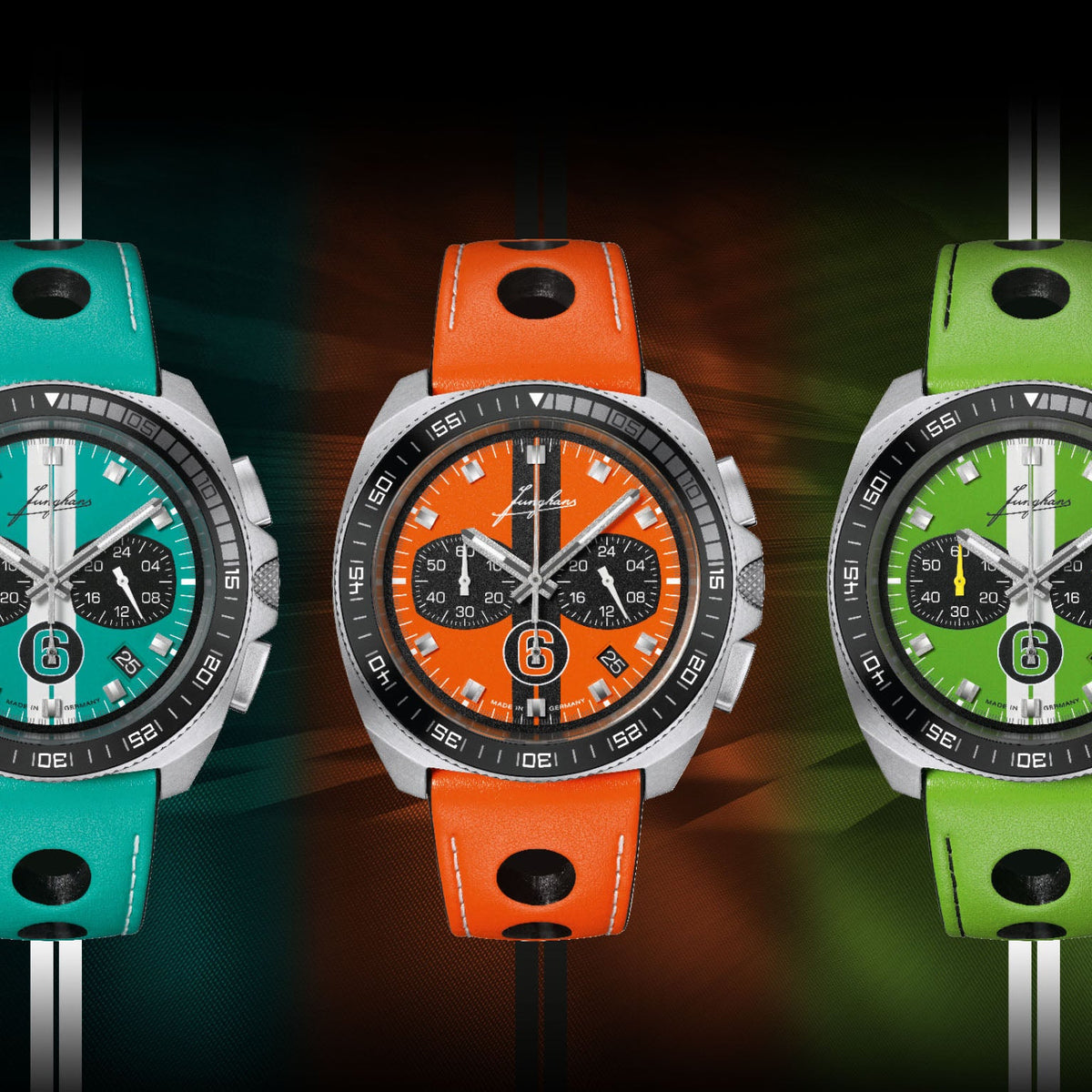 Junghans 1972 Chronoscope Sports Edition 2026: colori audaci e anima racing