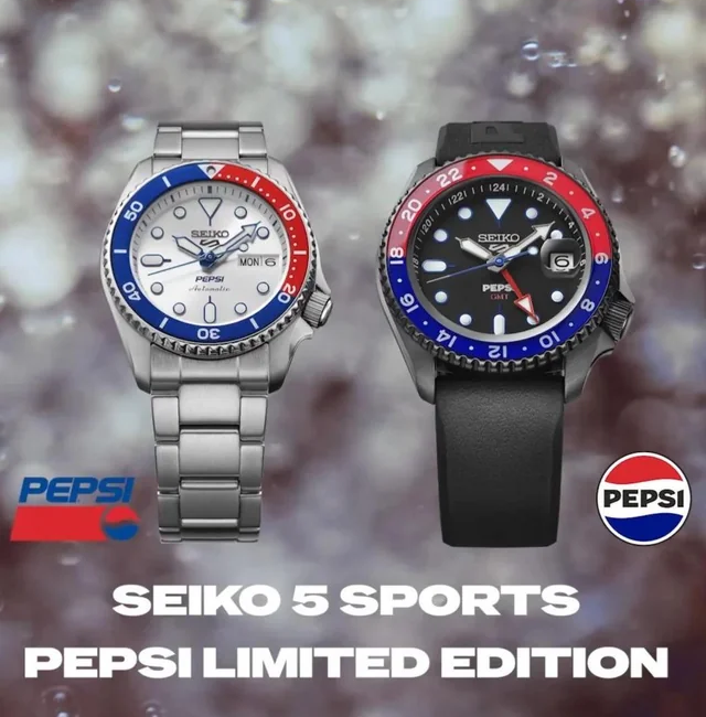 Seiko e Pepsi: la collaborazione che trasforma un’icona in un orologio da polso