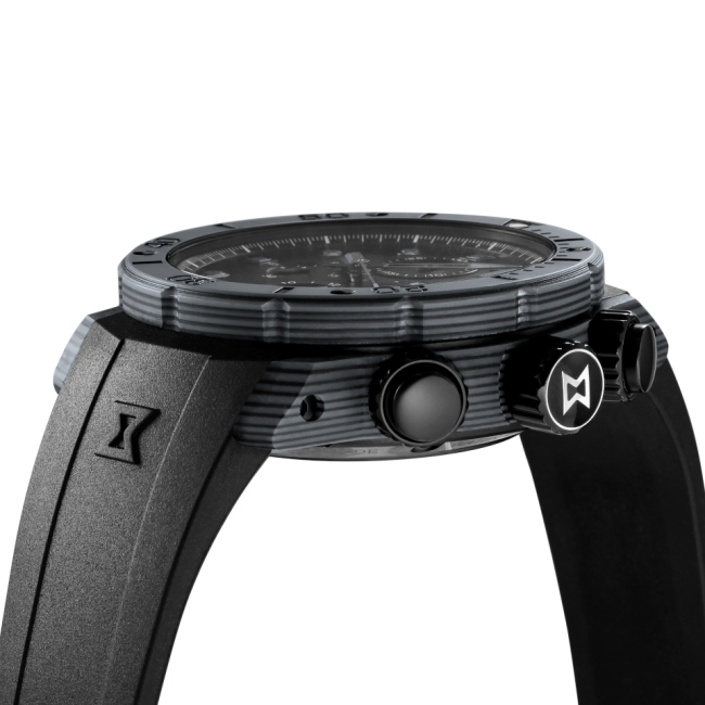 Edox CO-1 Carbon Chronograph Automatic 45mm 01125-CLNGN-BUNN