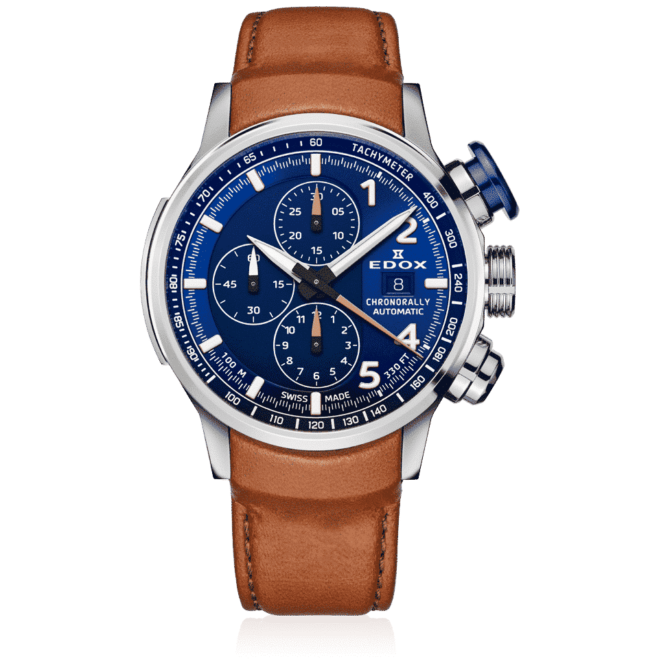 Edox Chronorally Automatic 45mm 01129-TBUCBR-BUBR