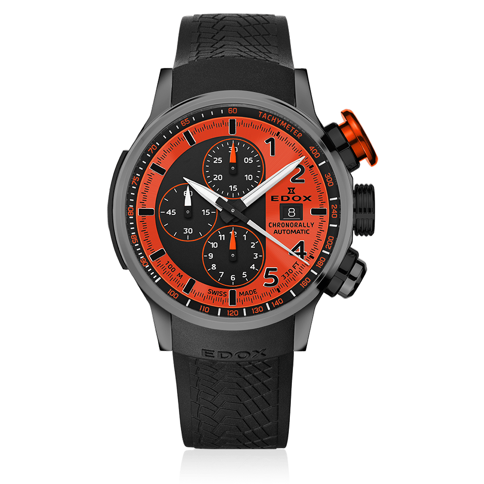 Edox Chronorally Automatic 45mm 01129-TNGOCA-ONB