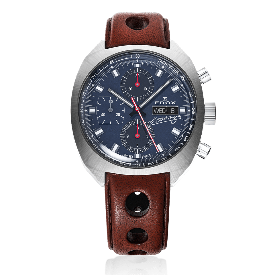 Edox Chronograph Automatic Fangio Limited Edition 01132-3BU-BUGN