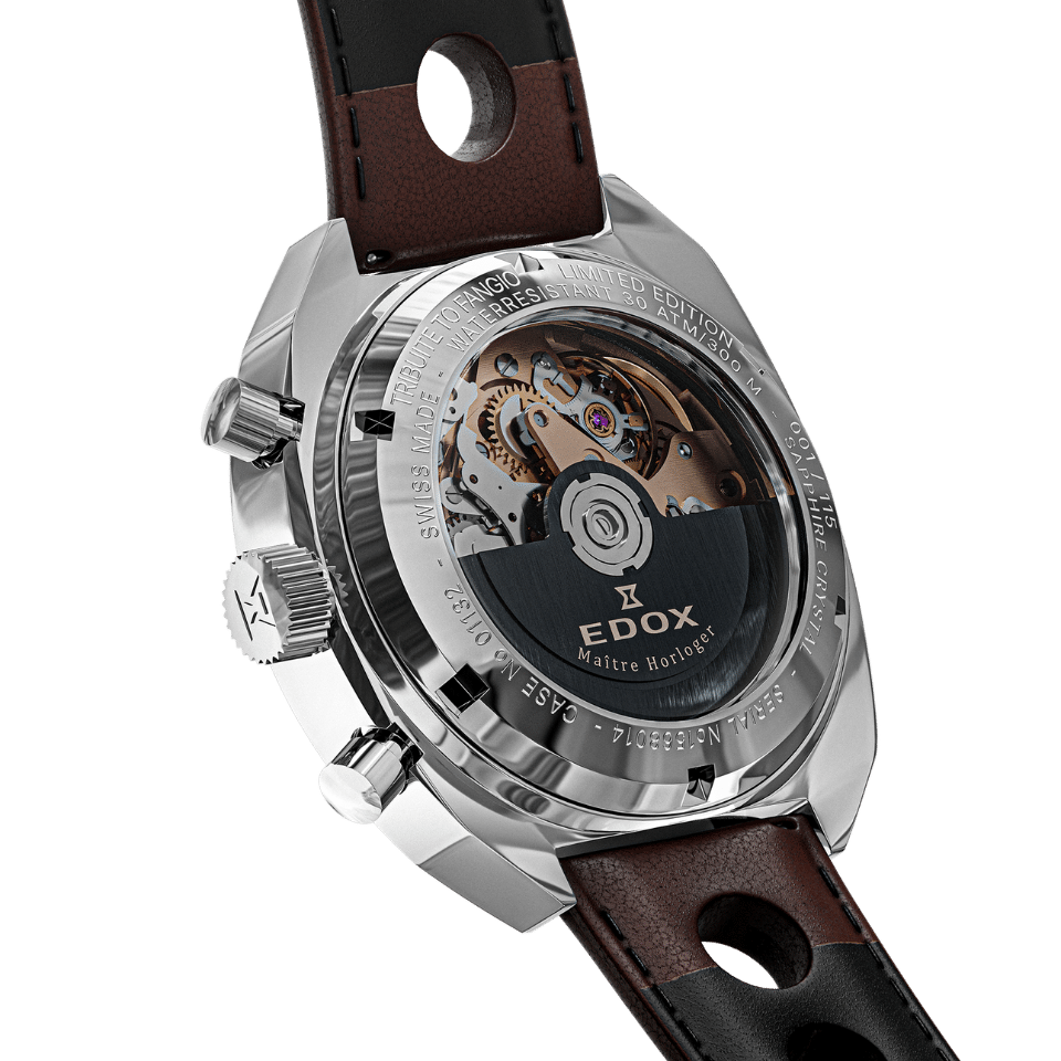 Edox Chronograph Automatic Fangio Limited Edition 01132-3BU-BUGN