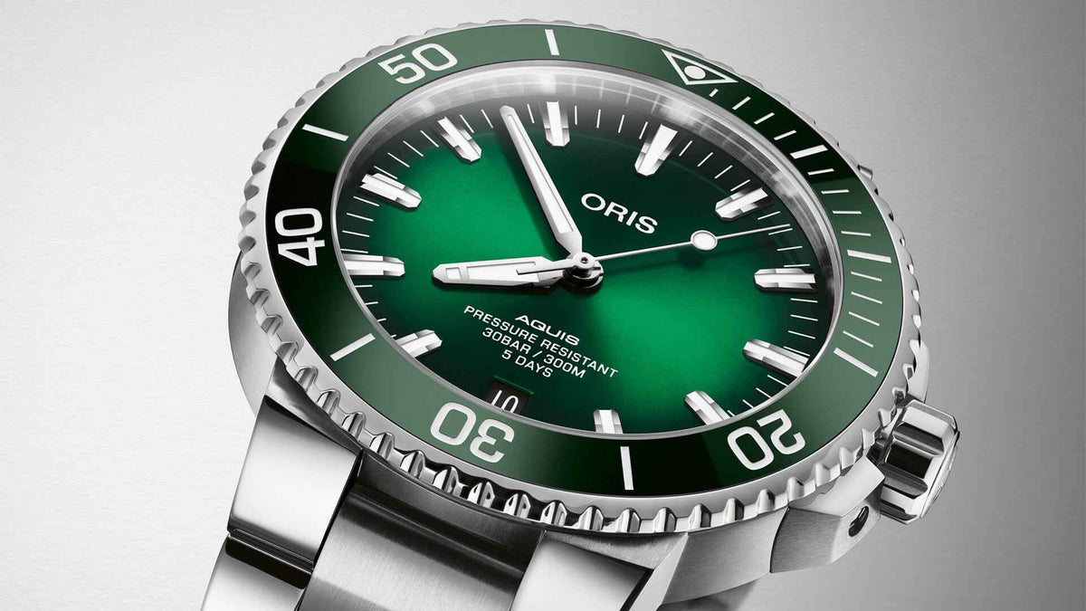 ORIS AQUIS DATE CALIBRE 400 43.5mm 01 400 7763 4157-07 8 24 09PEB