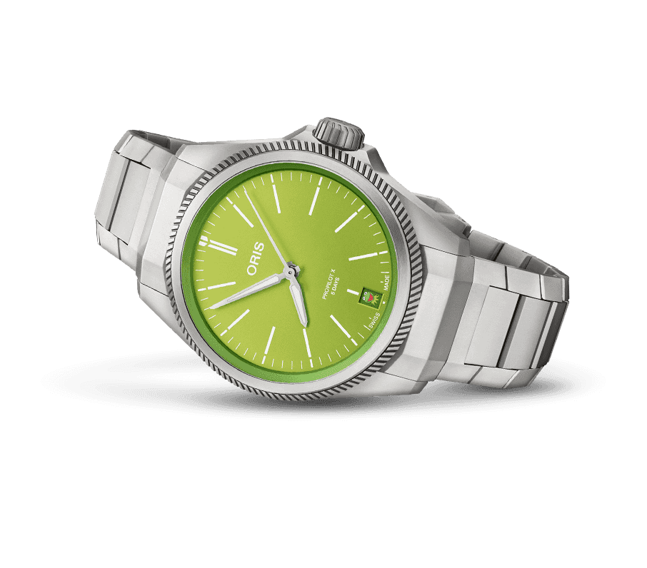 Oris Bigcrown Propilot X CALIBRE 400 Kermit Edition 01 400 7778 7157-Set