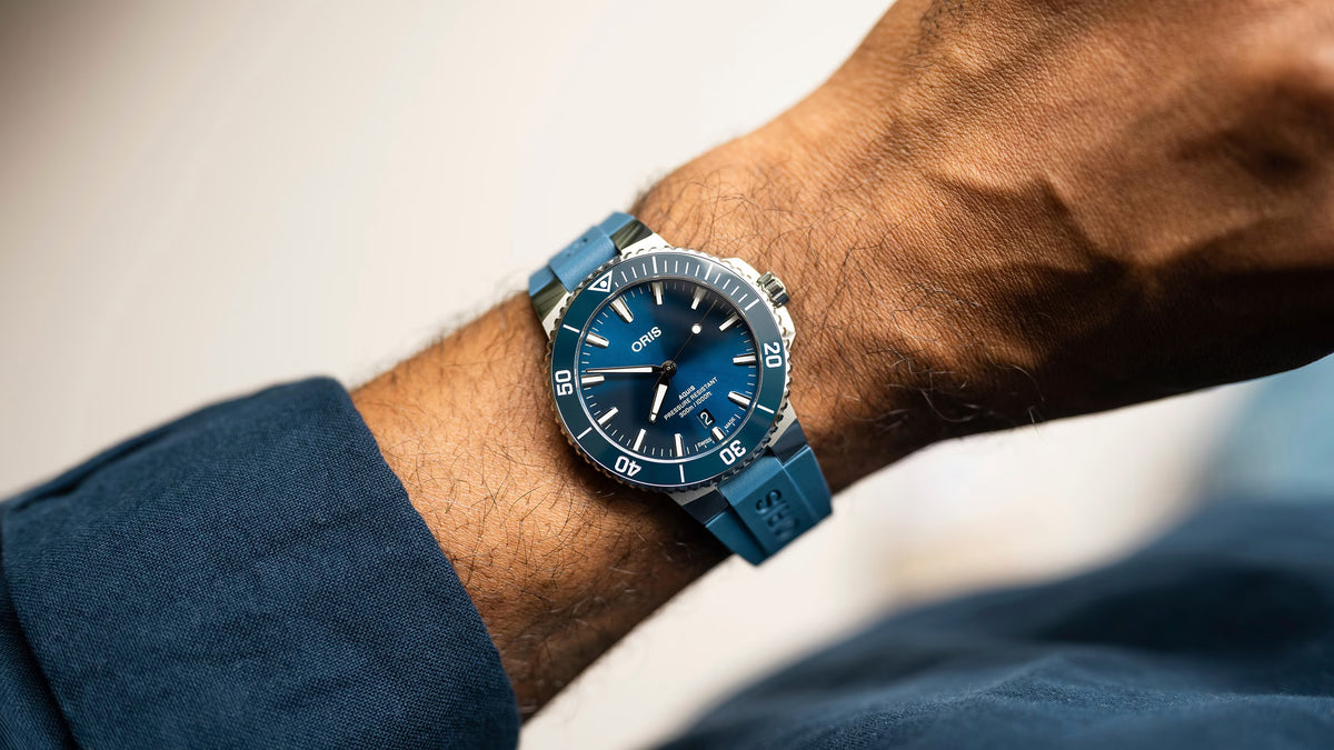 Oris Aquis Date 41.5mm Blue 01 733 7787 4135-07 4 22 35FC 