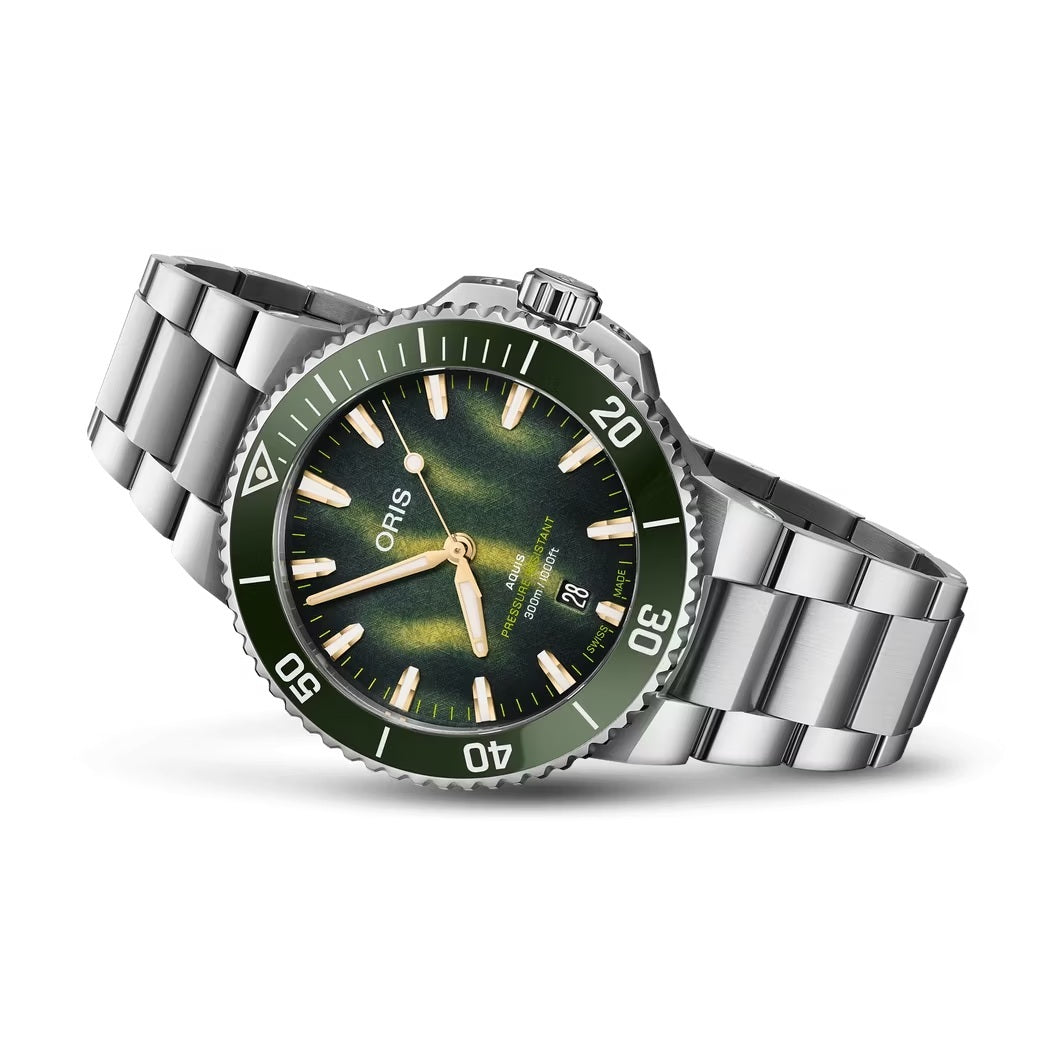 Oris Aquis Kelp Forest Limited Edition 41.5mm 01 733 7787 4187-Set