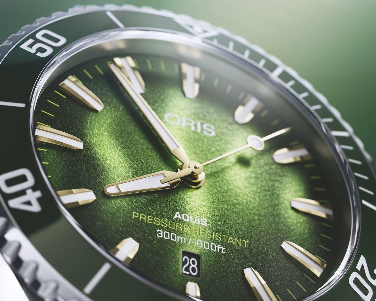 Oris Aquis Kelp Forest Limited Edition 41.5mm 01 733 7787 4187-Set