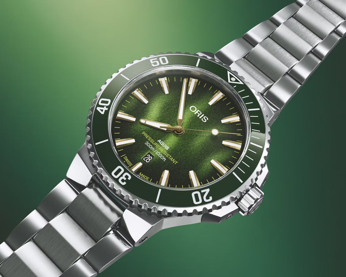 Oris Aquis Kelp Forest Limited Edition 41.5mm 01 733 7787 4187-Set