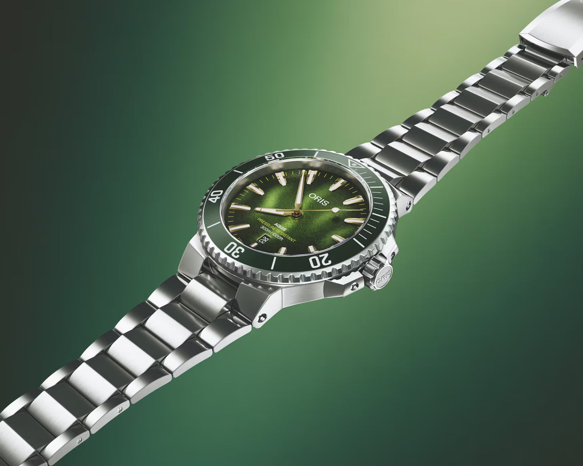 Oris Aquis Kelp Forest Limited Edition 41.5mm 01 733 7787 4187-Set