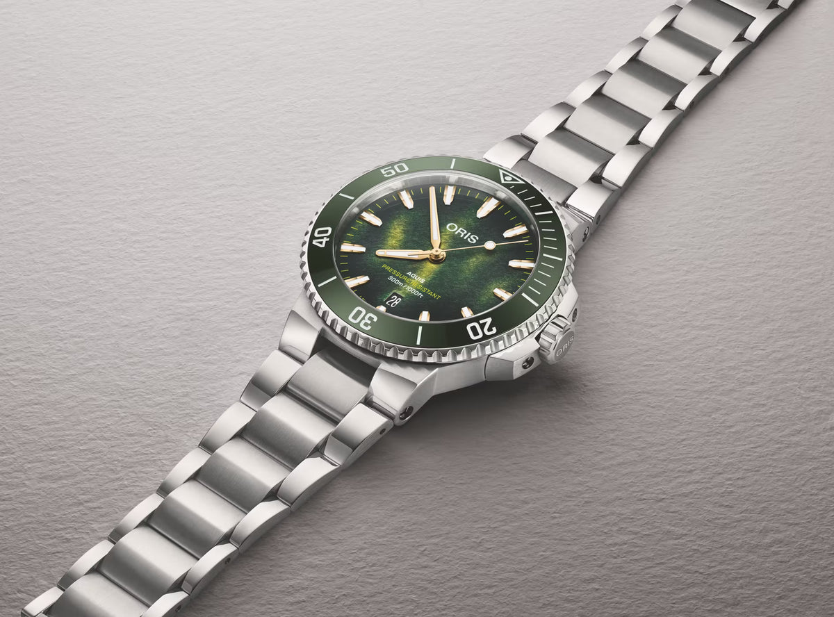 Oris Aquis Kelp Forest Limited Edition 41.5mm 01 733 7787 4187-Set