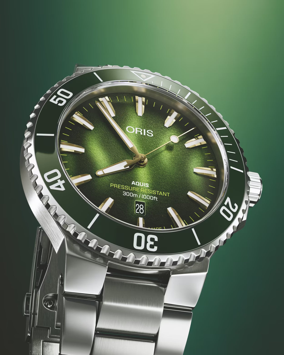 Oris Aquis Kelp Forest Limited Edition 41.5mm 01 733 7787 4187-Set