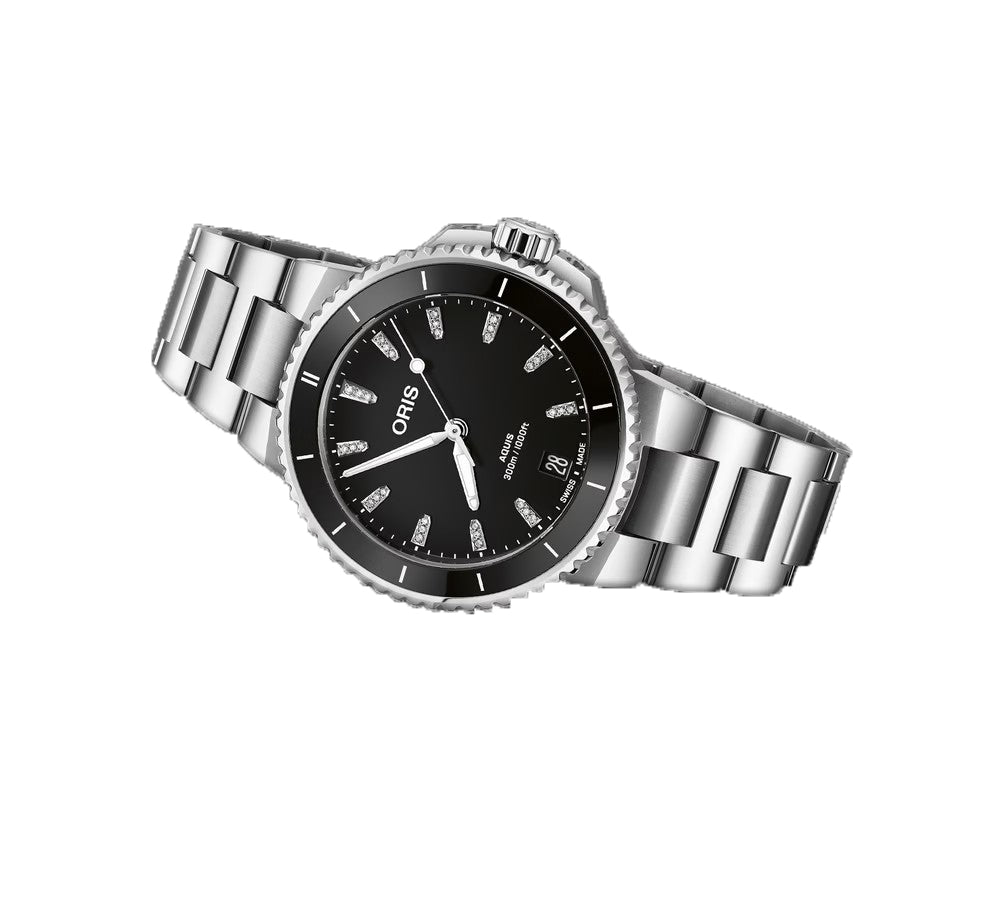 Oris Aquis Date 36.50mm Diamonds 01 733 7792 4194-07 8 19 05P 