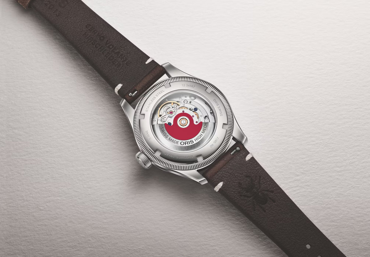 Oris Big Crown Pointer Date Cervo Volante 40mm Borgogna 01 754 7785 4038-Set