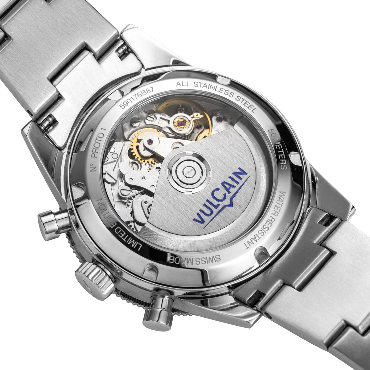 Vulcain Skindiver Chronograph Meteorite Limited Edition 590176T17.BHM286