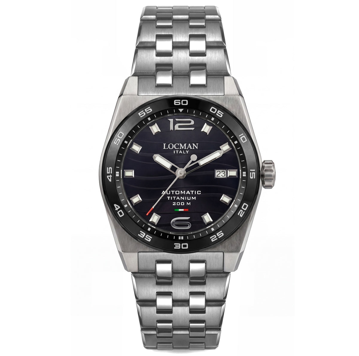 Locman Nuovo Stealth Titanio Automatico 42mm 0224T01A-0KBKNKB0