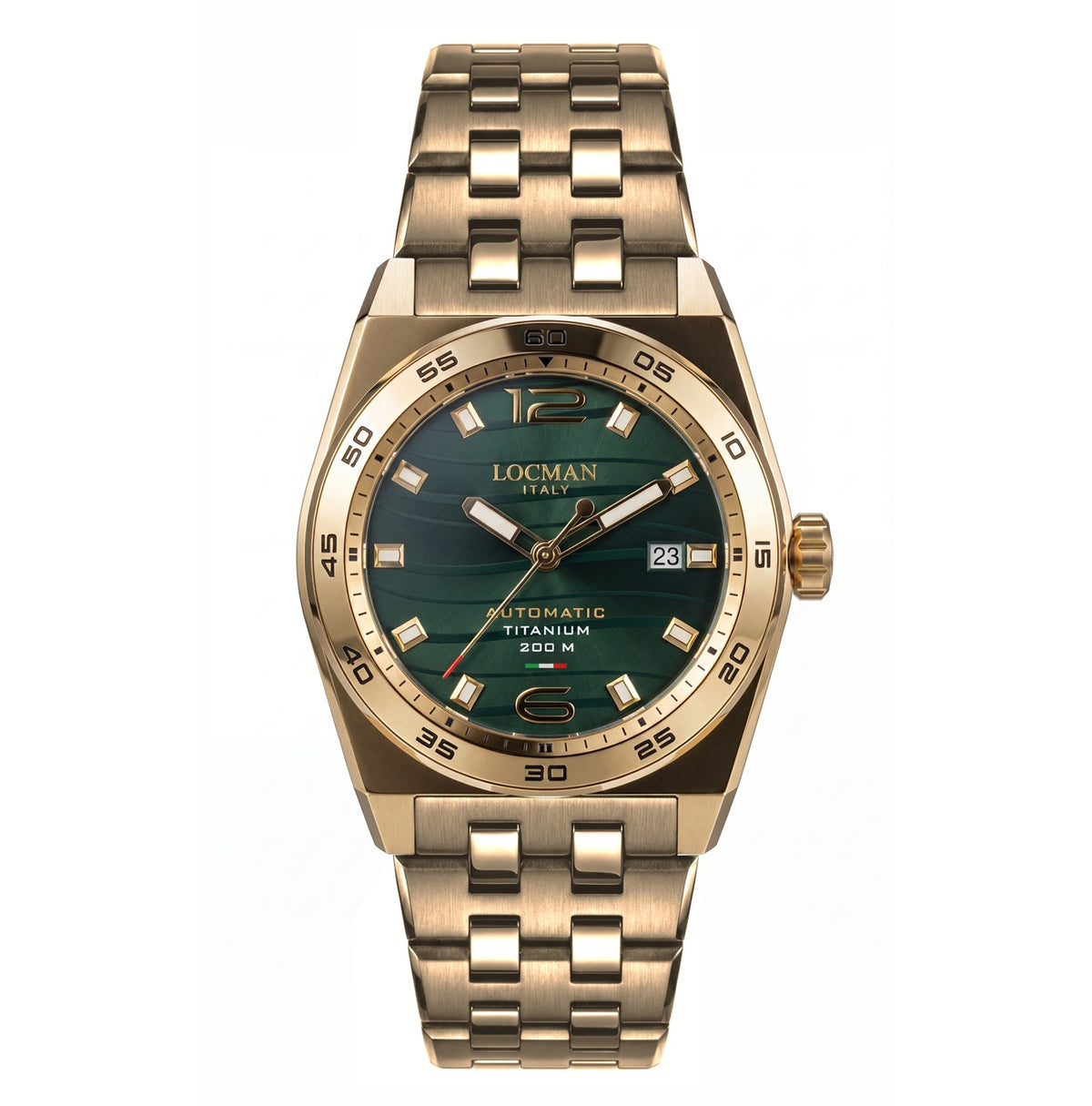 Locman Nuovo Stealth Titanio Automatico 42mm 0224Y03Y-YYGRYGBY