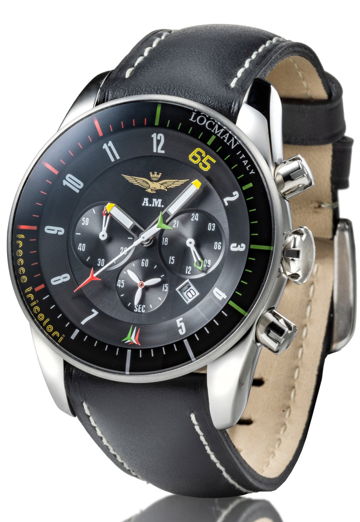 Aviatore Chrono Frecce Tricolori Locman 0450A01S-00FTBKPK