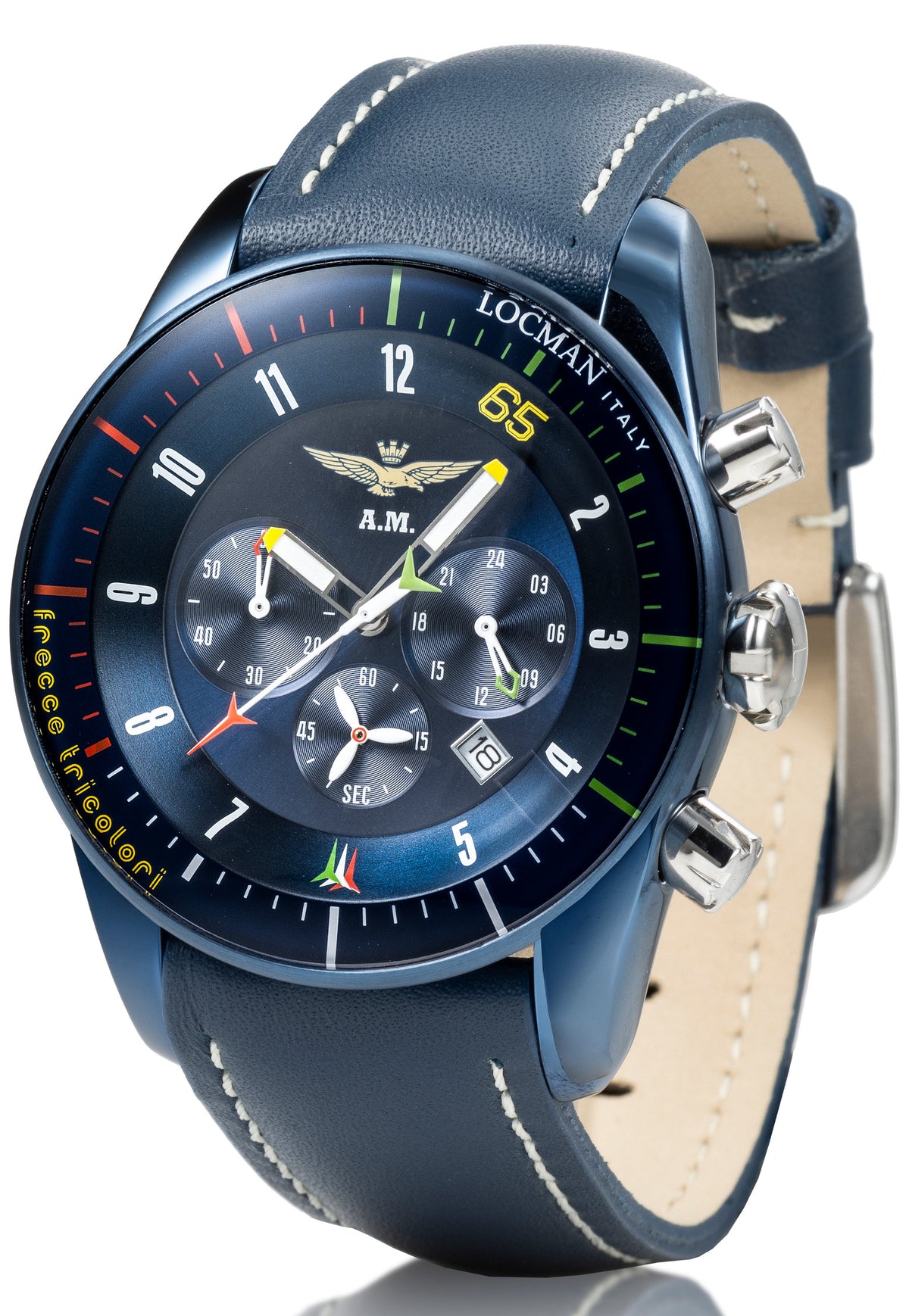 Aviatore Chrono Frecce Tricolori Locman 0450B02S-BLFTBLPB