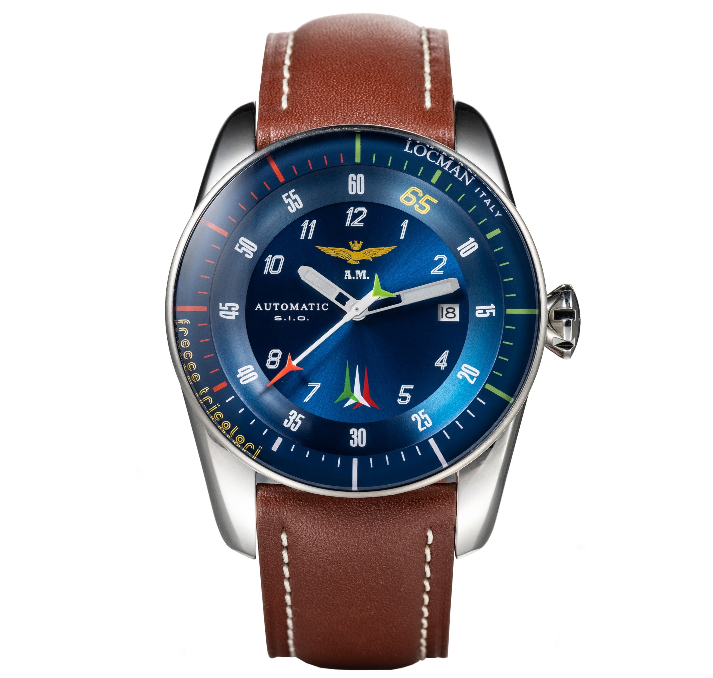 Aviatore Automatico Frecce Tricolori Locman 0455A02S-00FTBLPT