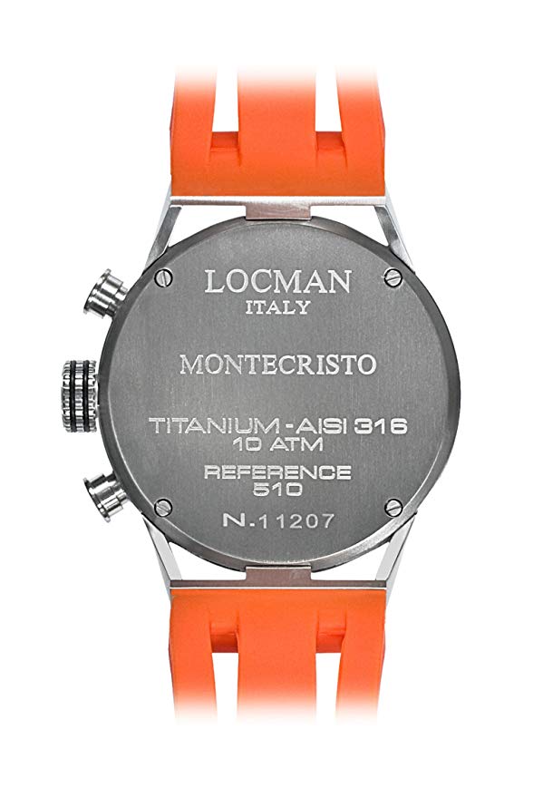 Locman Montecristo 44mm 051000BKFOR0GOO – Gioielleria Rosaspina
