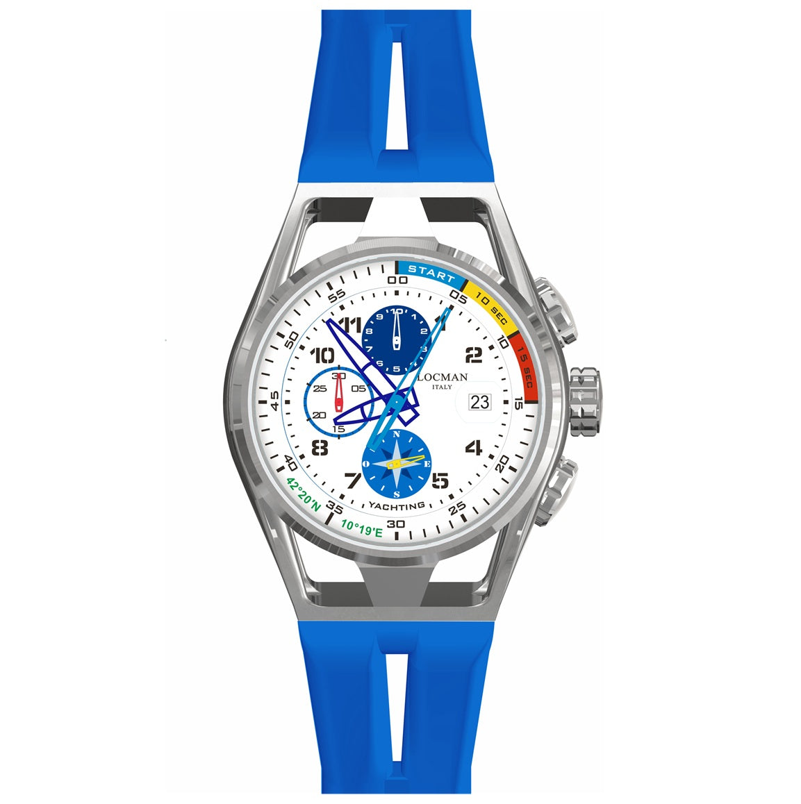 Locman Montecristo Yachting Crono 0539A08S-00WHBLSS