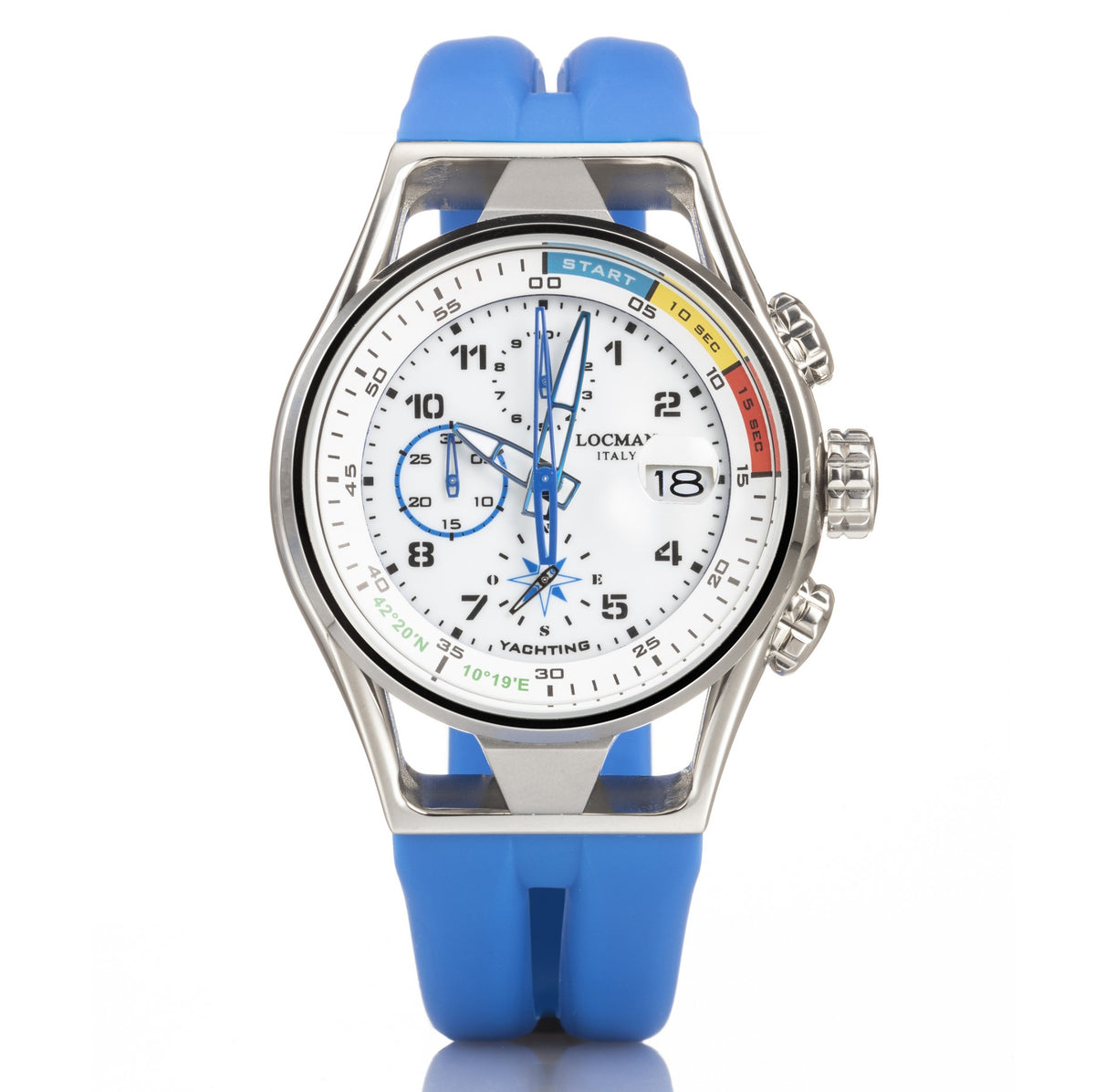 Locman Montecristo Yachting Crono 0539A08S-00WHBLSS