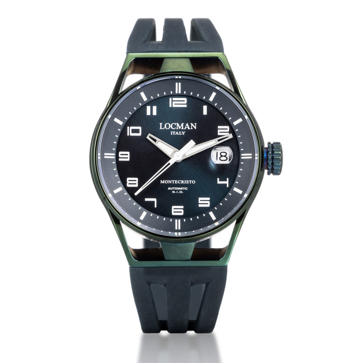 Locman Montecristo acciaio e titanio PVD Verde 0541V19S-GRPTWHSL