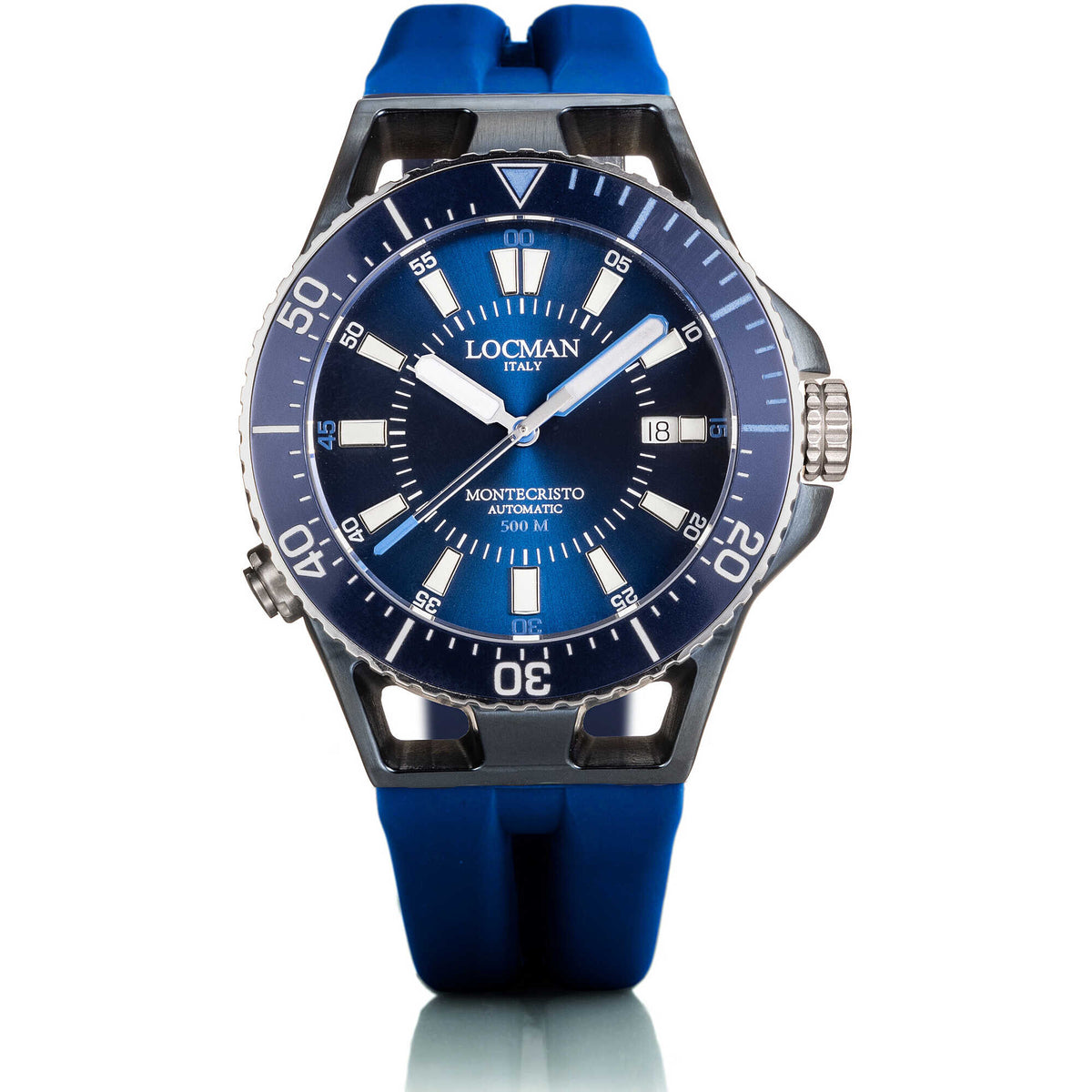 Locman Montecristo 500m Automatic PVD Blue 0547B02A-BLBLSKSB0