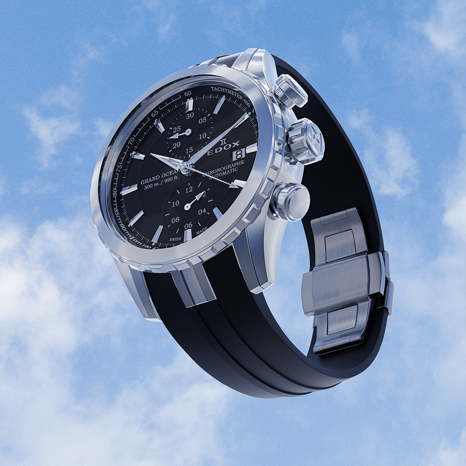 Edox Grand Ocean Chronograph 43mm 09800-3CA-NIN