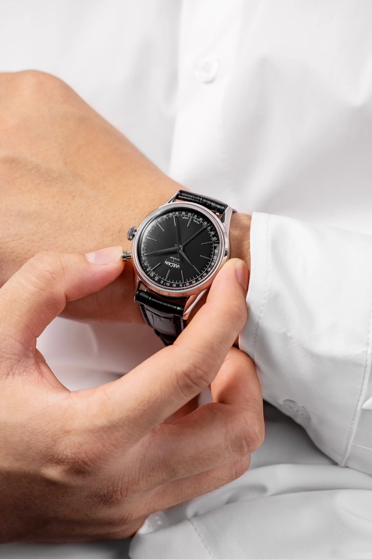 Vulcain President Cricket 36mm Black 100272A00.BAN301