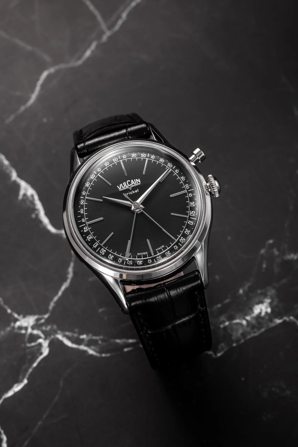 Vulcain President Cricket 36mm Black 100272A00.BAN301