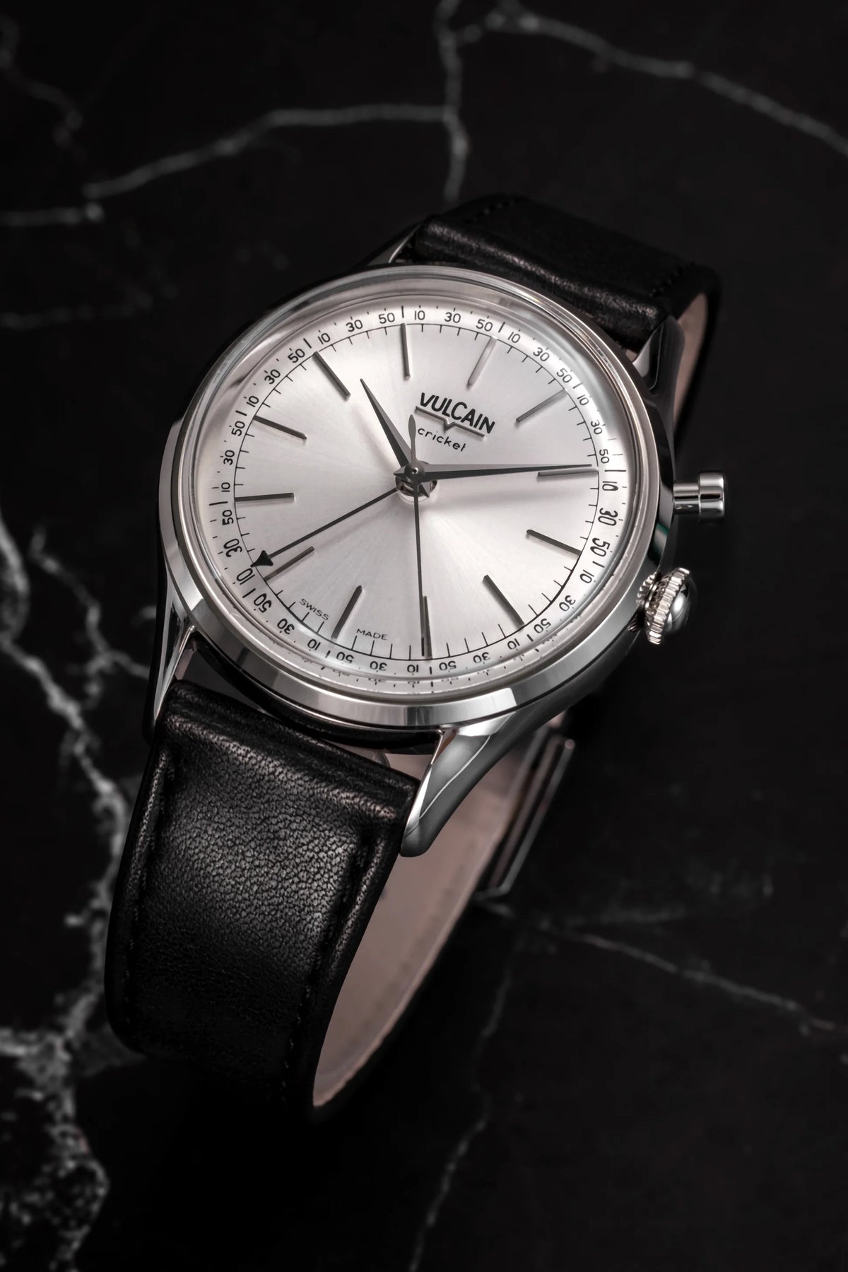 Vulcain President Cricket 36mm Silver 100272A20.BAC301