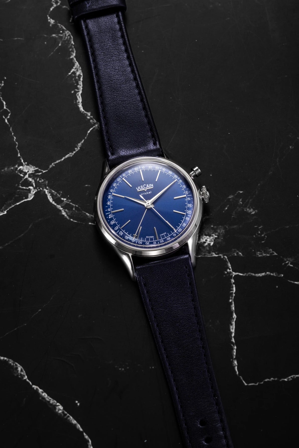 Vulcain President Cricket 36mm Blue 100172A30.BAC301