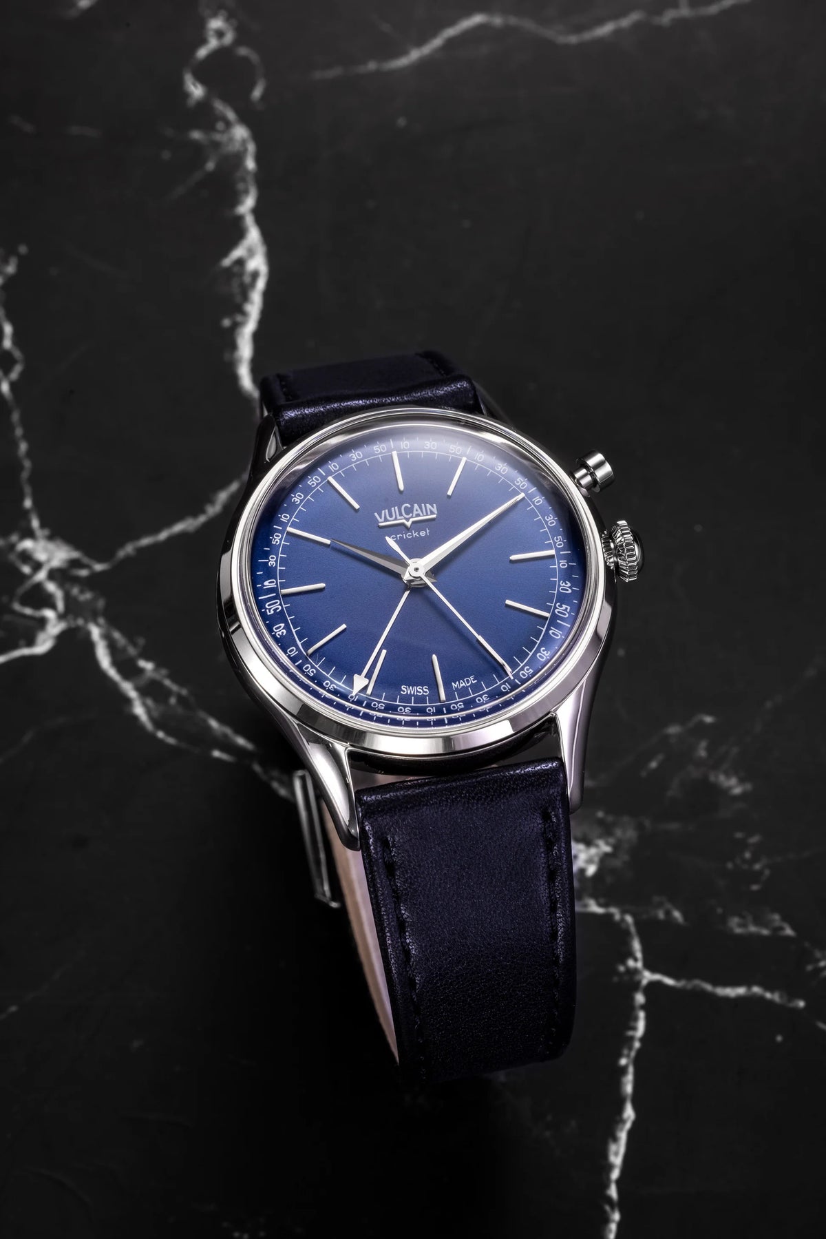 Vulcain President Cricket 36mm Blue 100272A30.BAC301