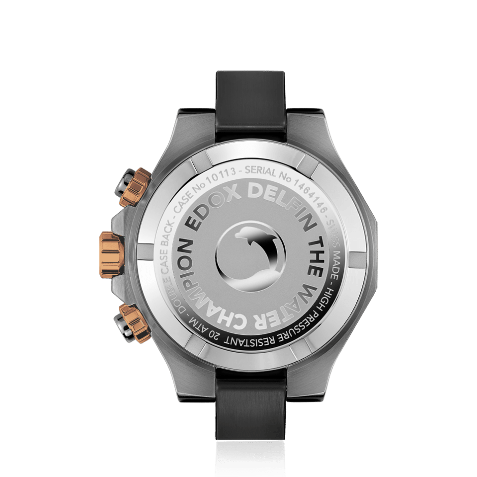 Edox Delfin The Original 43mm 10112-357GRNCA-BRNR