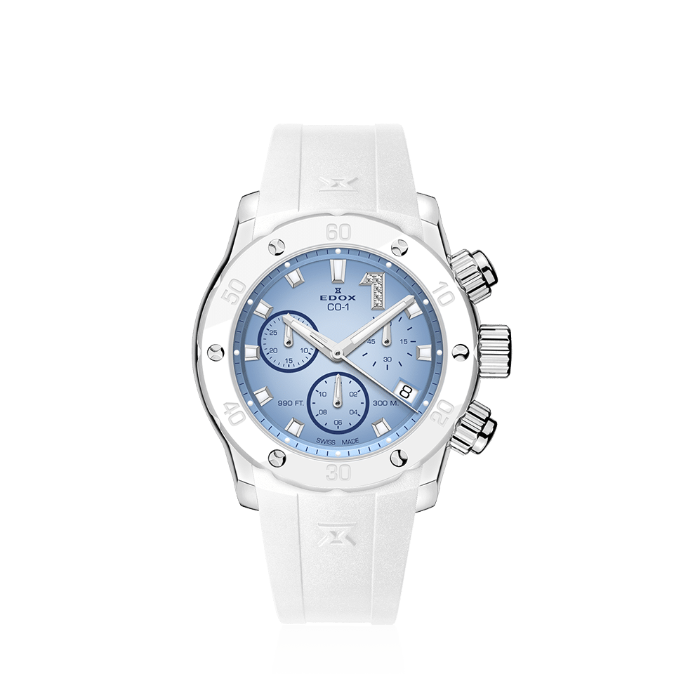 Edox CO-1 Chronolady 38mm 10255-3BCAB-BUCIDN