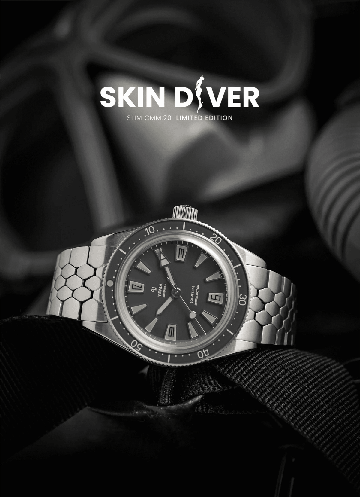 Yema Skin Diver Slim CMM.20 Édition Limitée 12.24.99.SN.M3