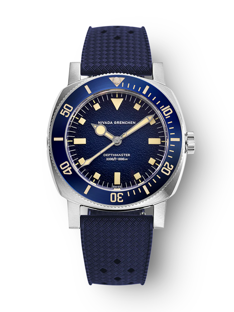 Nivada Grenchen Blue Depthmaster Limited Edition 39 mm 14129A24