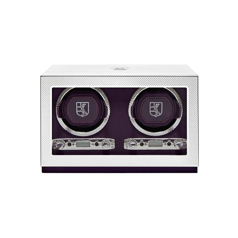 190 Anniversary Silver Double Programmable Watch Winder