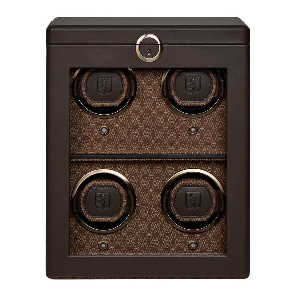 Earth 4 Piece Watch Winder - Coffee