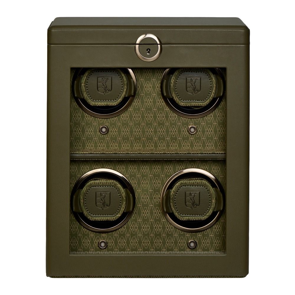 Earth 4 Piece Watch Winder - Olive
