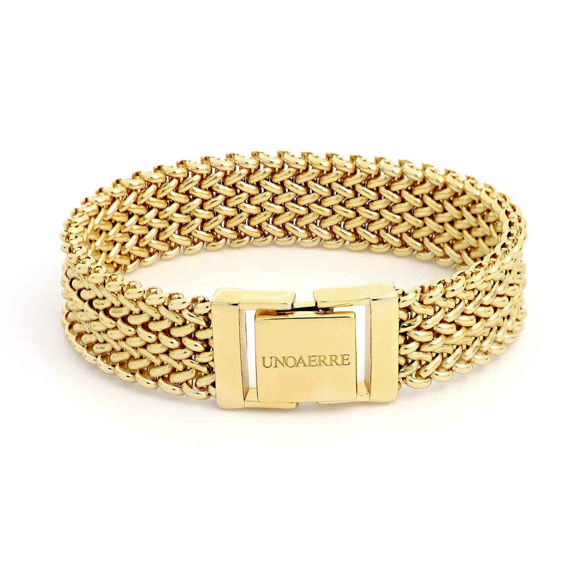 Unoaerre 1981 gilded bronze bracelet 