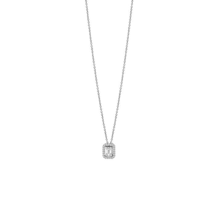 Collier en or blanc avec diamants ct. 0,30 SALVINI 20085784