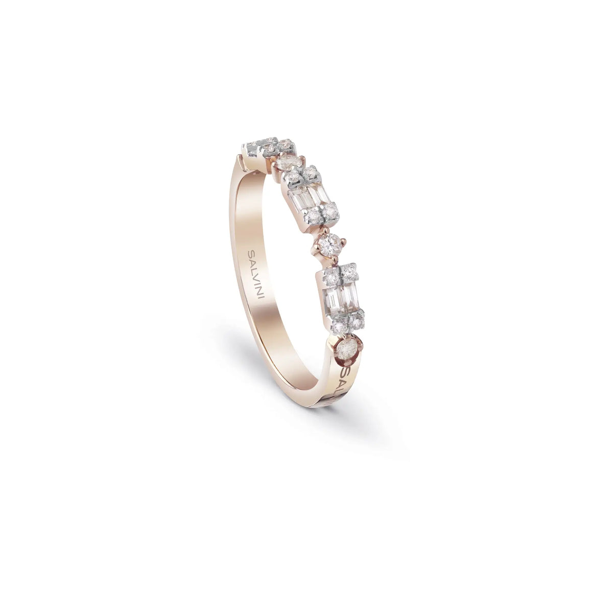 SALVINI 20094132 Rose Gold Diamond Ring