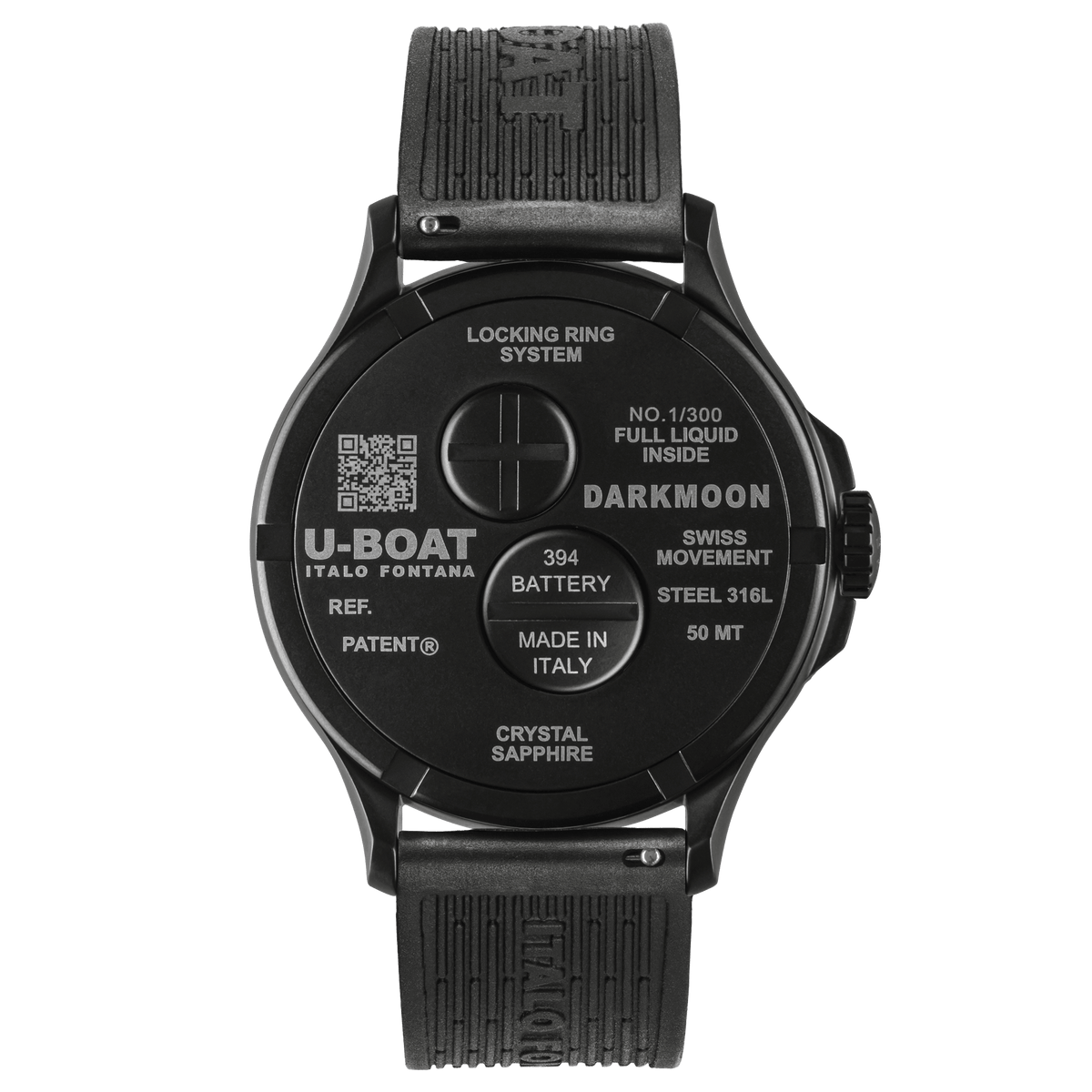 U-BOAT Darkmoon 25° BLUE SOLEIL PVD 46.50mm 2028 