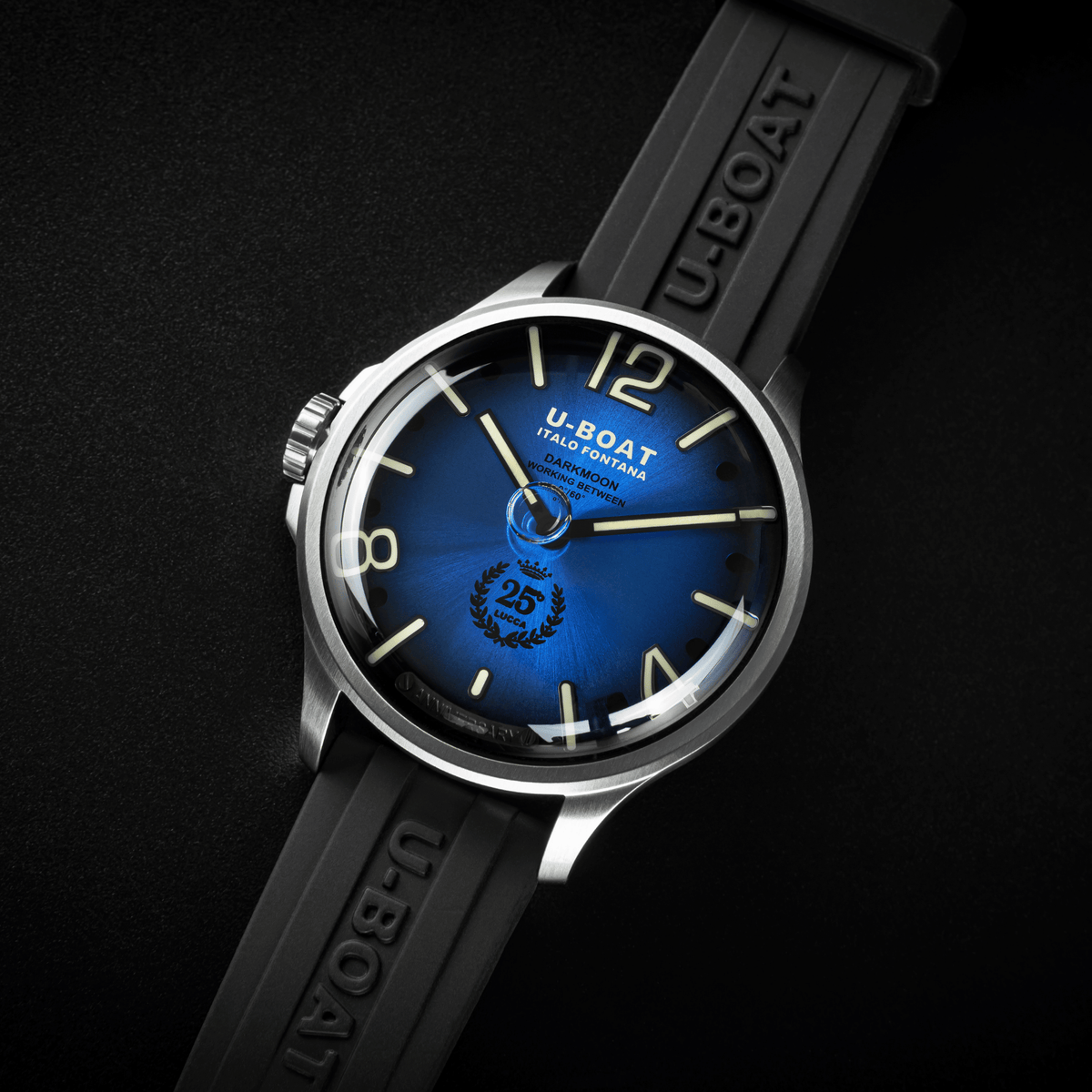 U-BOAT Darkmoon 25° BLUE SOLEIL SS 46.50mm 2029 